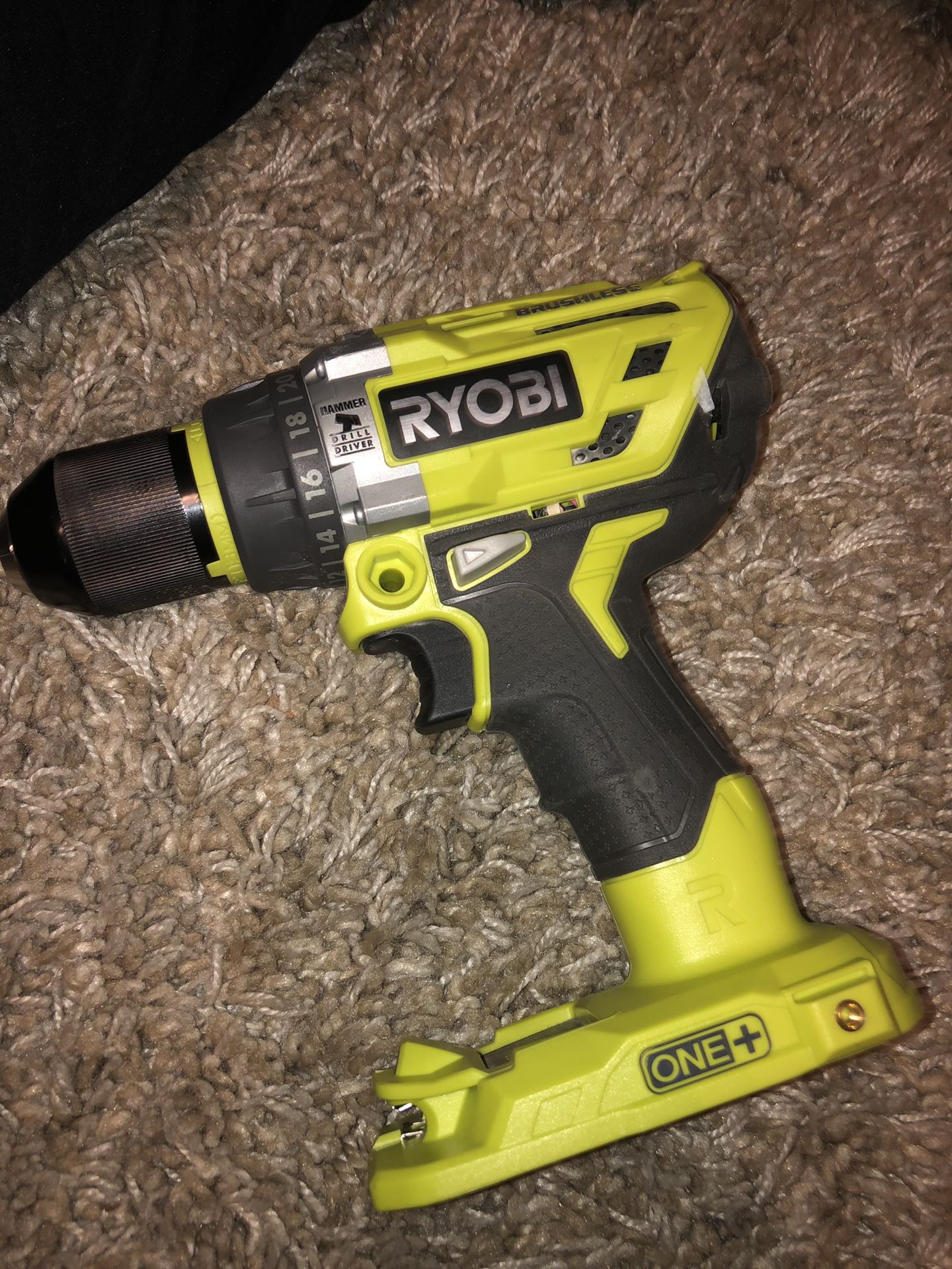 Ryobi 18-Volt ONE+ Cordless 1/2 in. Hammer Drill/Driver (Tool Only)