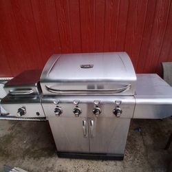 Used Maby 6 Times Like New Gas Grill Comercial Grade Stainless Side Cooker 