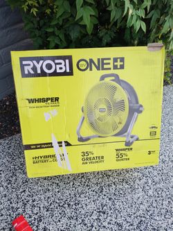 Fan Ryobi 18v tool only