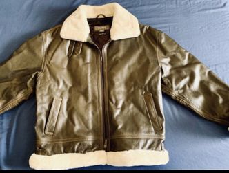 Leather Aviator jacket