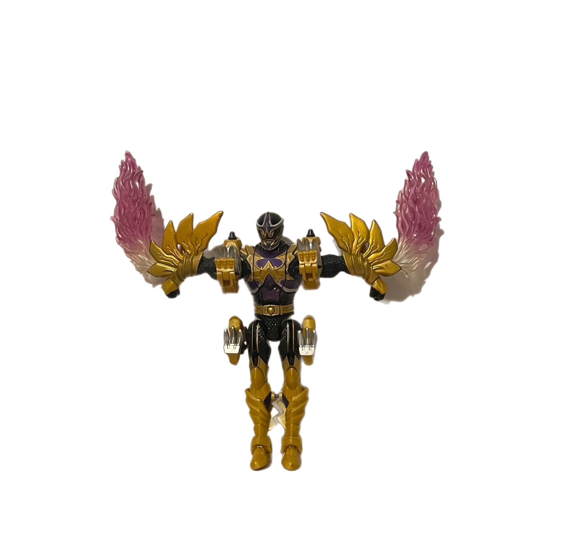 Power Ranger Mystic Force Black Ranger To Dragon 7” Figure 2005 Bandai