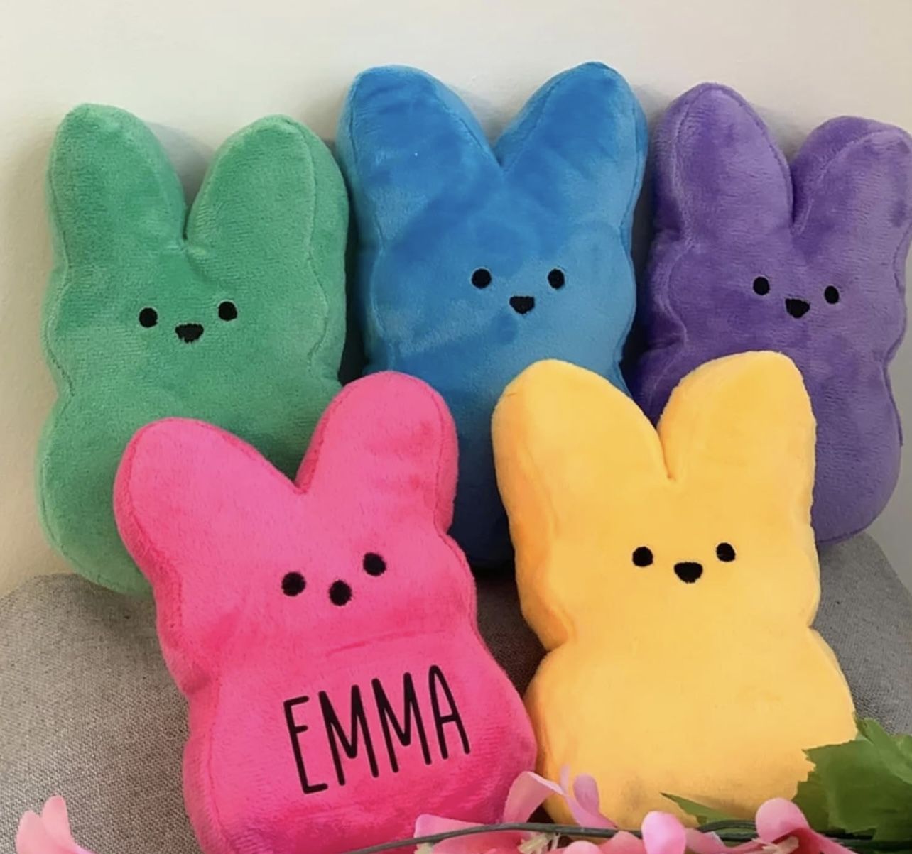 Custom peep Easter plushies!