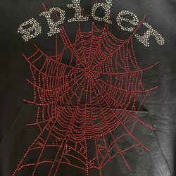 Black Sp5der hoodie size small