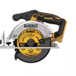 DEWALT 20V MAX Cordless Brushless 6-1/2 in. Sidewinder Style Circular Saw (Tool Only) @dw-587