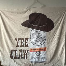 White Claw Seltzer Country Cowboy Summer Bar Banner, Size 60” X 52”