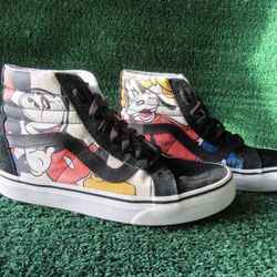 Men's Size 5 Women s Size 6.5 Vans Classic Disney Mickey Sk8 Hi Sneakers Shoes