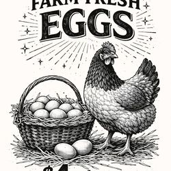 Organic Farm fresh eggs