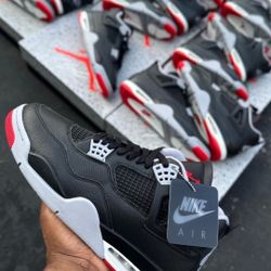 Jordan Retro 4 Bred Reimagined  Size ALL GS, (9, 9.5 10, $325)  (10.5 11, 11.5, 12, 13 $345)