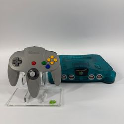 Nintendo N64 Console Gaming System NUS-001 Teal