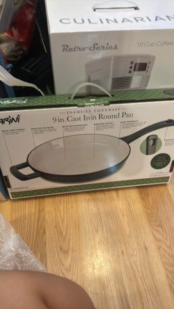 cast iron round pan