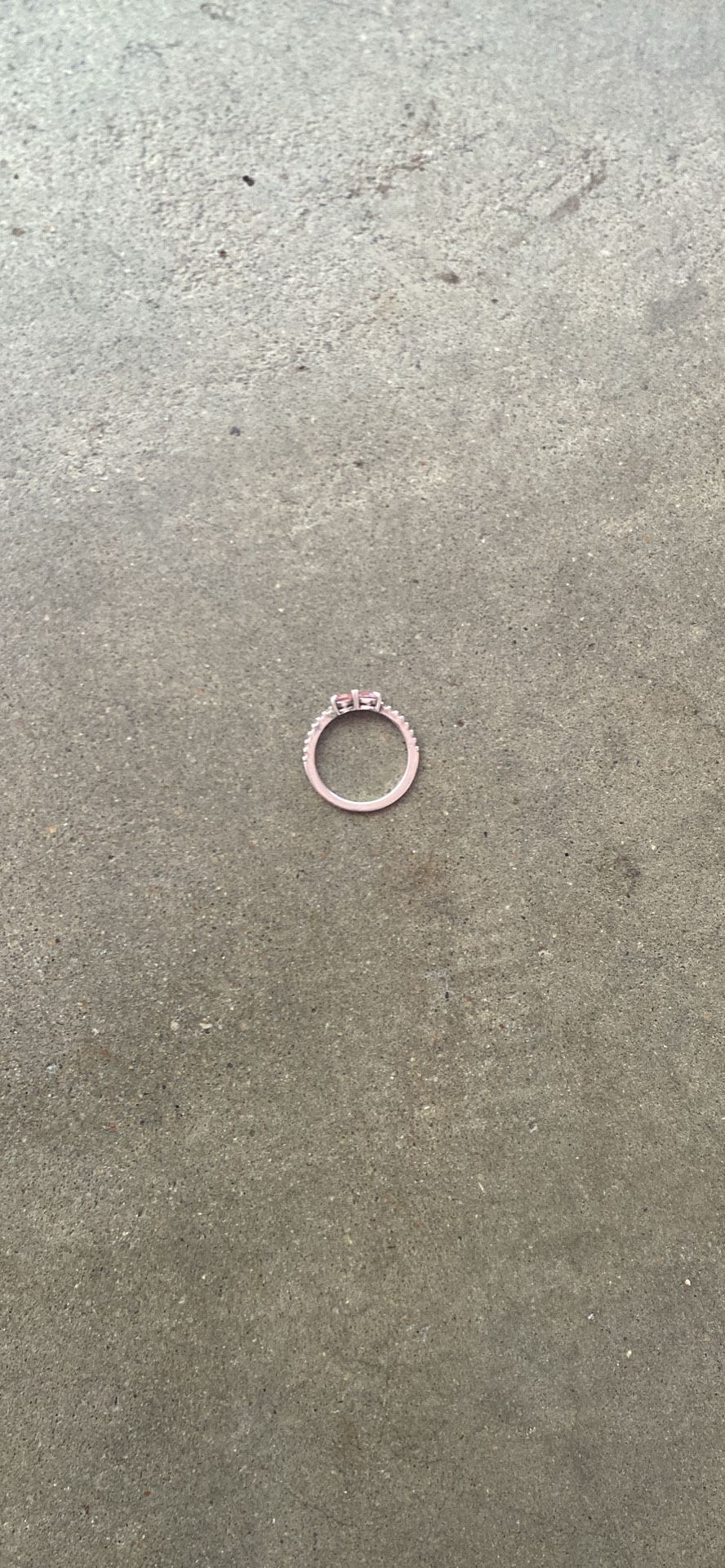 Pink Bow Pandora Ring