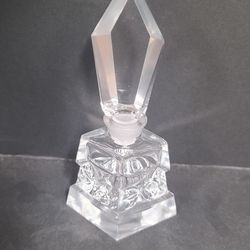 Beautiful Vintage Crystal Perfume Bottle 