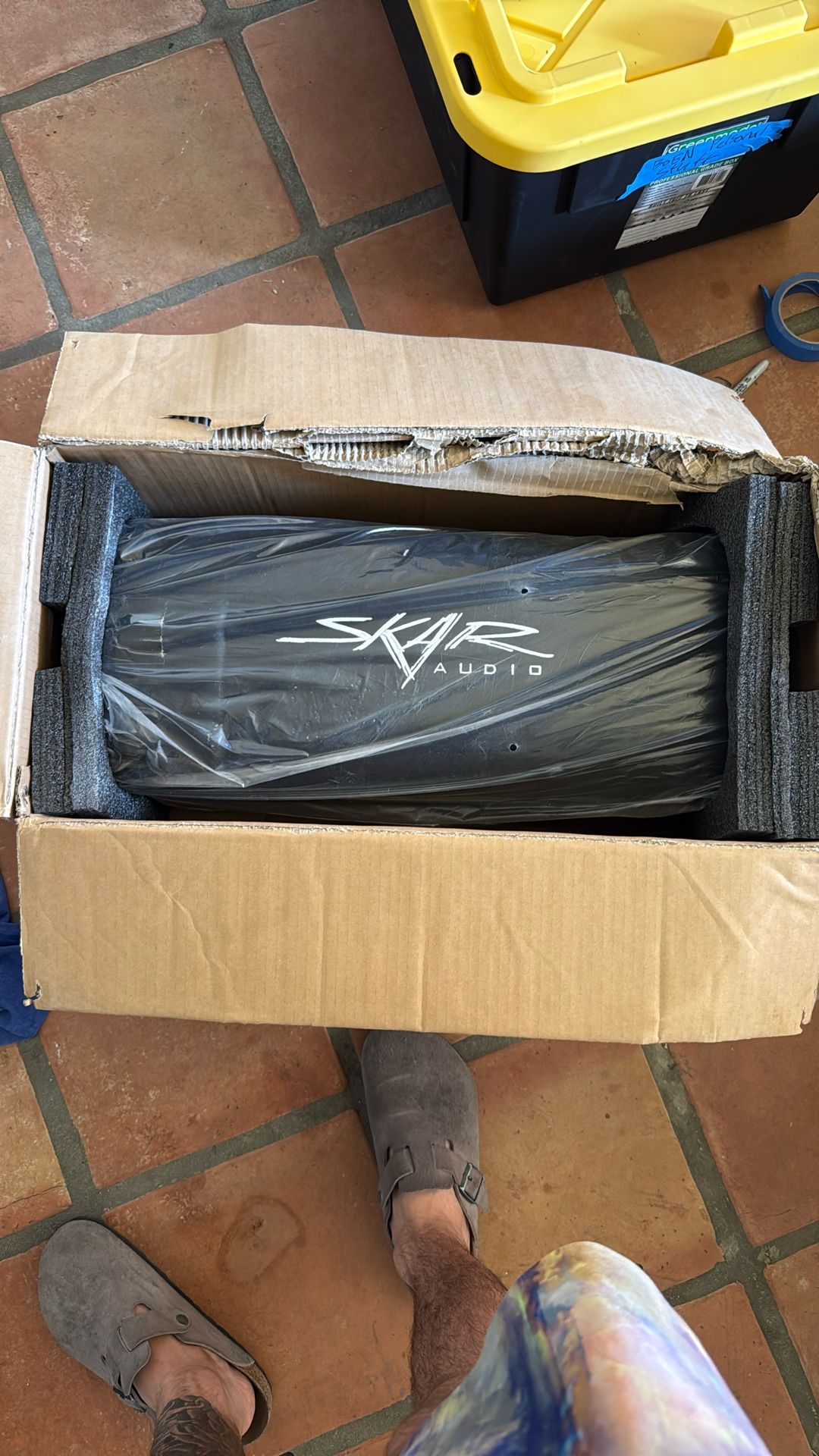 Skar Audio SK8TBV Single 8" 400 Watt Max Power Vented Subwoofer Enclosure Tube