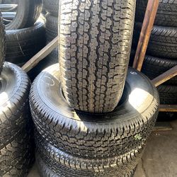 set of used tires with 95 thread life 265/70R16 bridgestone dueler 