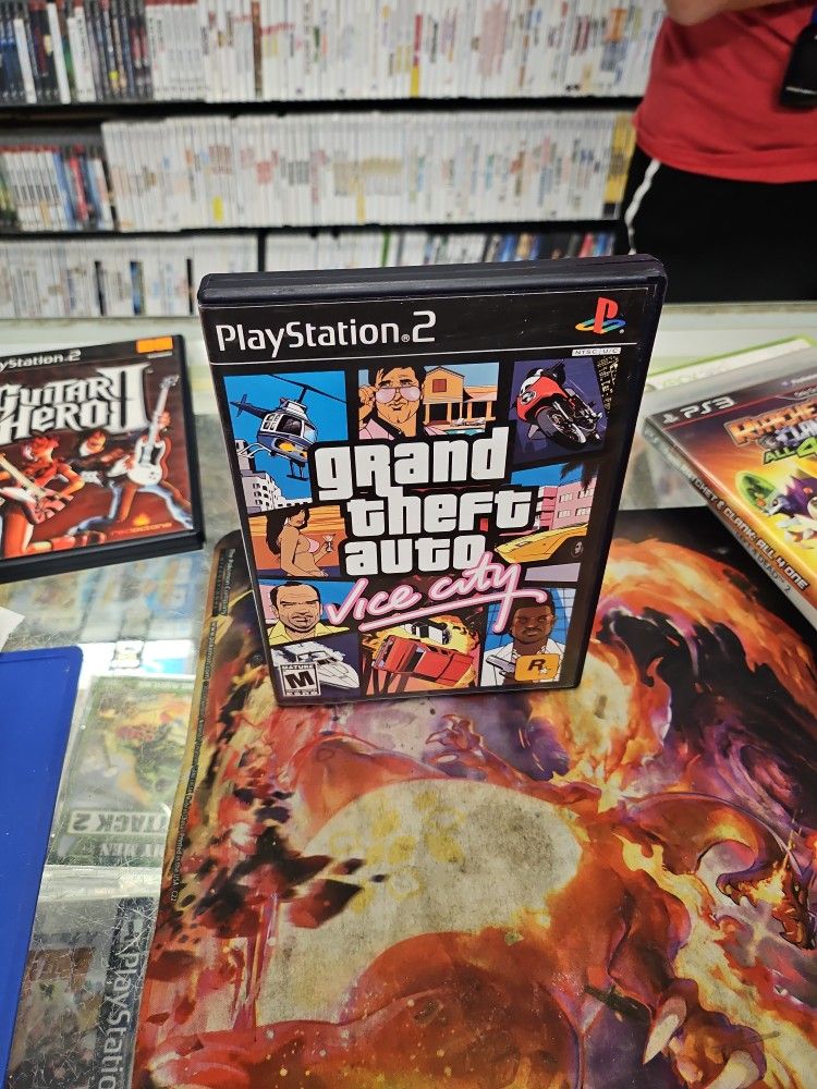 Grand Theft Auto: Vice City (Sony PlayStation 2, 2002) GTA PS2 Black Label