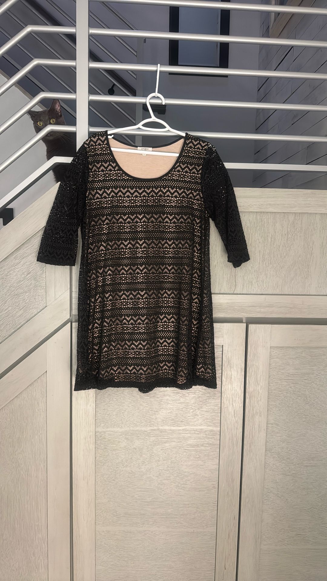 Umgee Medium Black Shift Dress