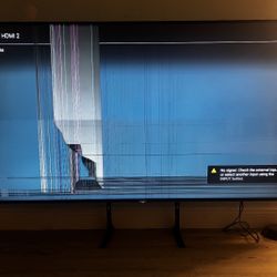 Broken Sony 75 Inch