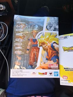 NEW S.H. Figuarts Super Saiyan 3 Son Goku Dragon Ball Z Figure Bandai Spirits