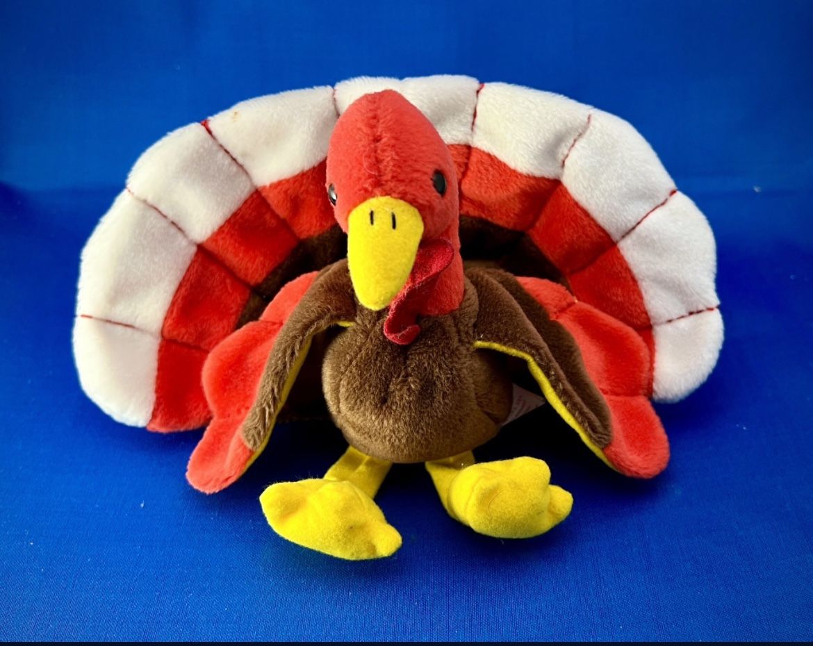Gobbles The Turkey Ty Beanie Baby