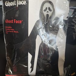 👻 Ghost Face Costume – Child Medium 8–10 — $25