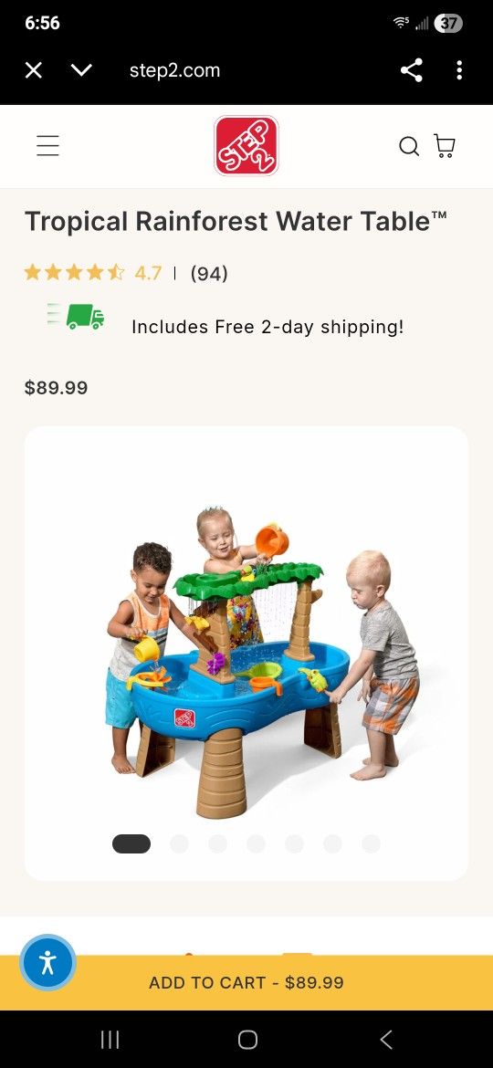 Step 2 Tropical Water Table