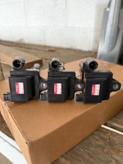 OEM Toyota 4Runner 3.4L V6 Ignition Coils & Wires Set (3 Coils, 3 Wires) - Tested & Working