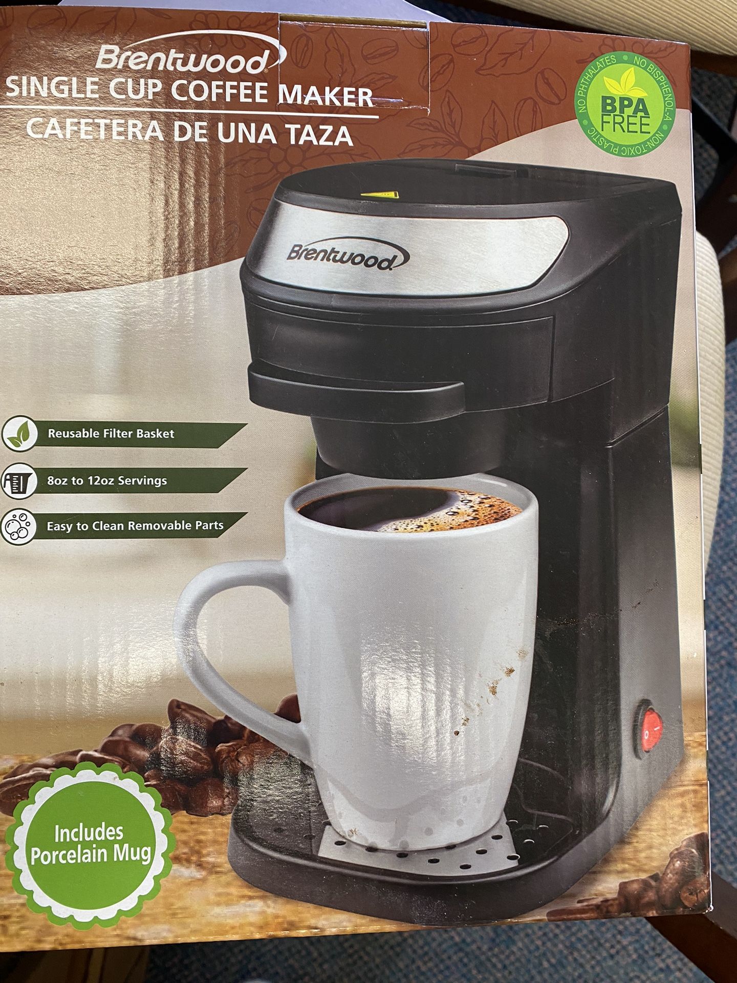 Brentwood Single Serve Coffee Maker