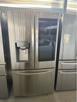 Lg French door stainless steel refrigerator