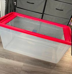 Large Bin Cage for Hamster with Accessories