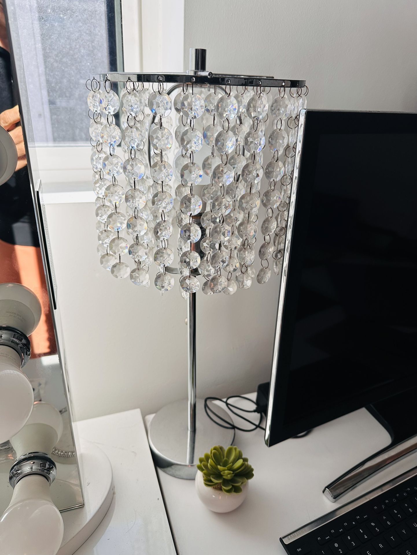 Crystal Glass Desk Lamp