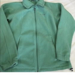 Large Columbia Long Sleeve Fleece Jacket Full Zip Womens Activewear Sports