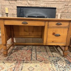 Solid Wood Office Desk