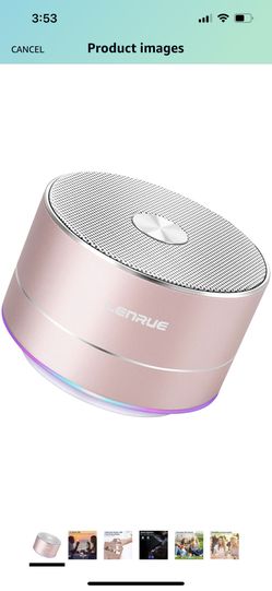 LENRUE A2 Portable Wireless Bluetooth Speaker with Built-in-Mic,Handsfree Call,AUX Line,TF Card,HD Sound and Bass for iPhone Ipad Android Smartphone a