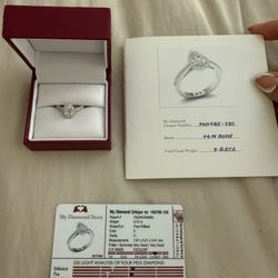 Pear Cut Engagement Ring 
