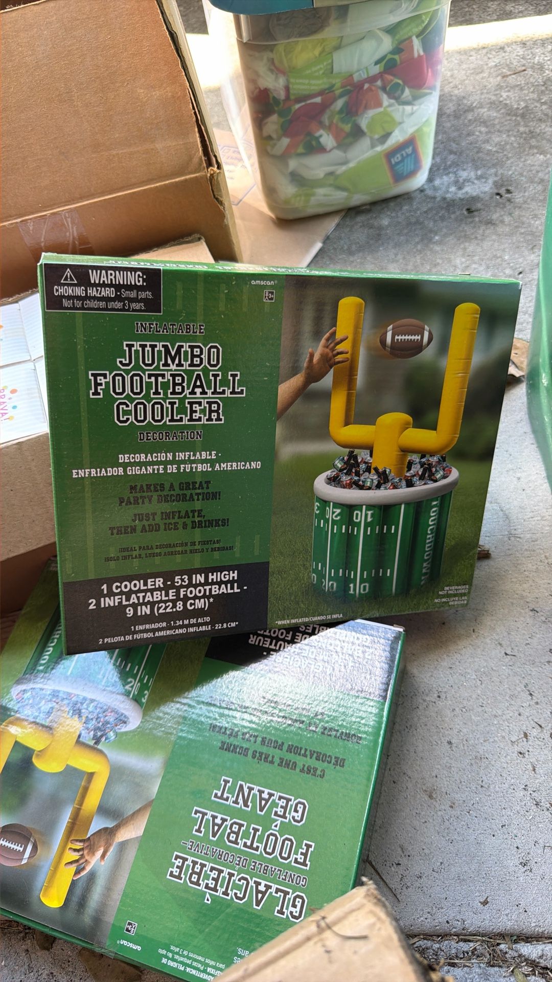 Jumbo football Cooler