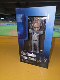 Yoshinobu Yamamoto WS Game 7 bobblehead