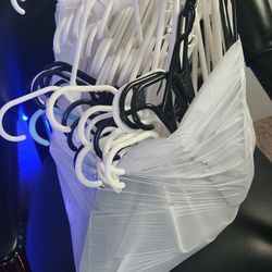 Lot Of Plastic Hangers 