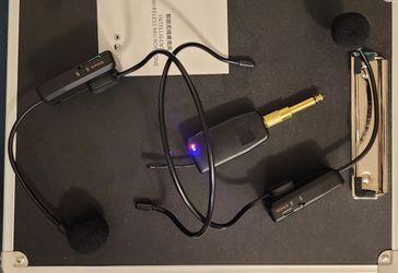 Dual Wireless Microphone Headsets