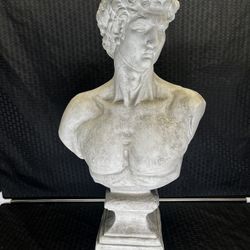 Michelangelo’s David Bust Statue 