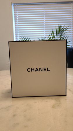 Chanel box with duster bag