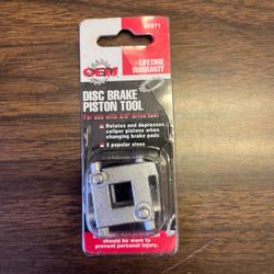 OEM Tools 25071 Rear Disc Brake Piston Tool ~ NOS