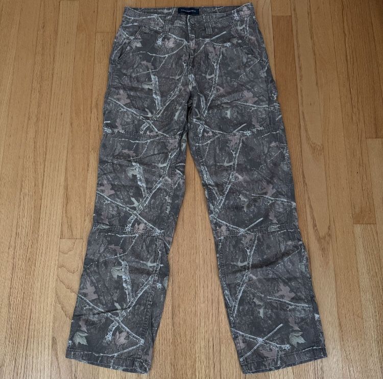 Aeropostale Casual Camo Cargo Pants | XS Wilderness Grunge Vibe