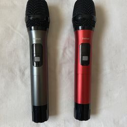 KARAOKE FUN! Bietrun Wireless Microphone set 