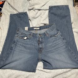 Levis 94 Baggy Jeans Womens 31x31 Blue Relaxed Dark Wash Retro Skater