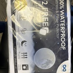 New Twin size Waterproof Mattress Protector With 2 Pillow Covers