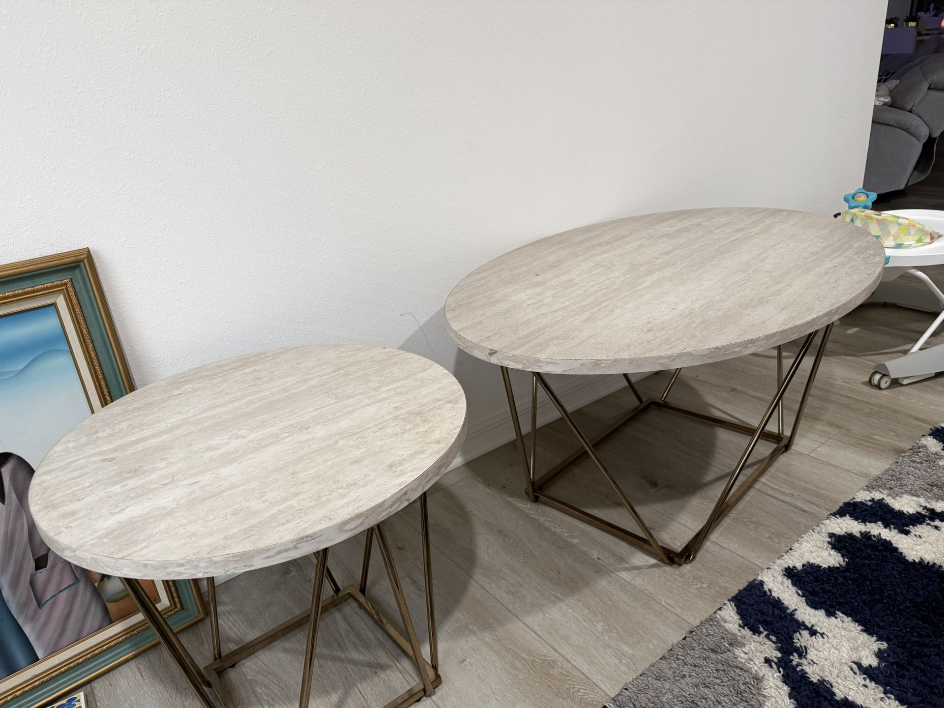 Coffee Table And Two Side Tables