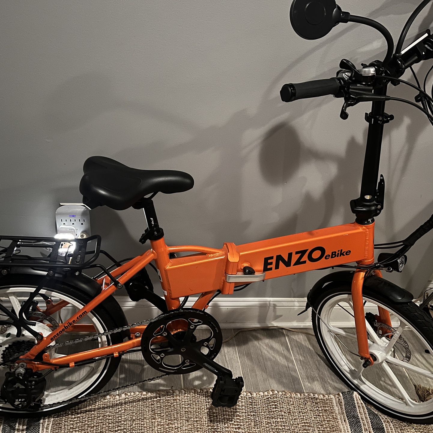 Enzo Foldable Electric Bike - Glows In Dark