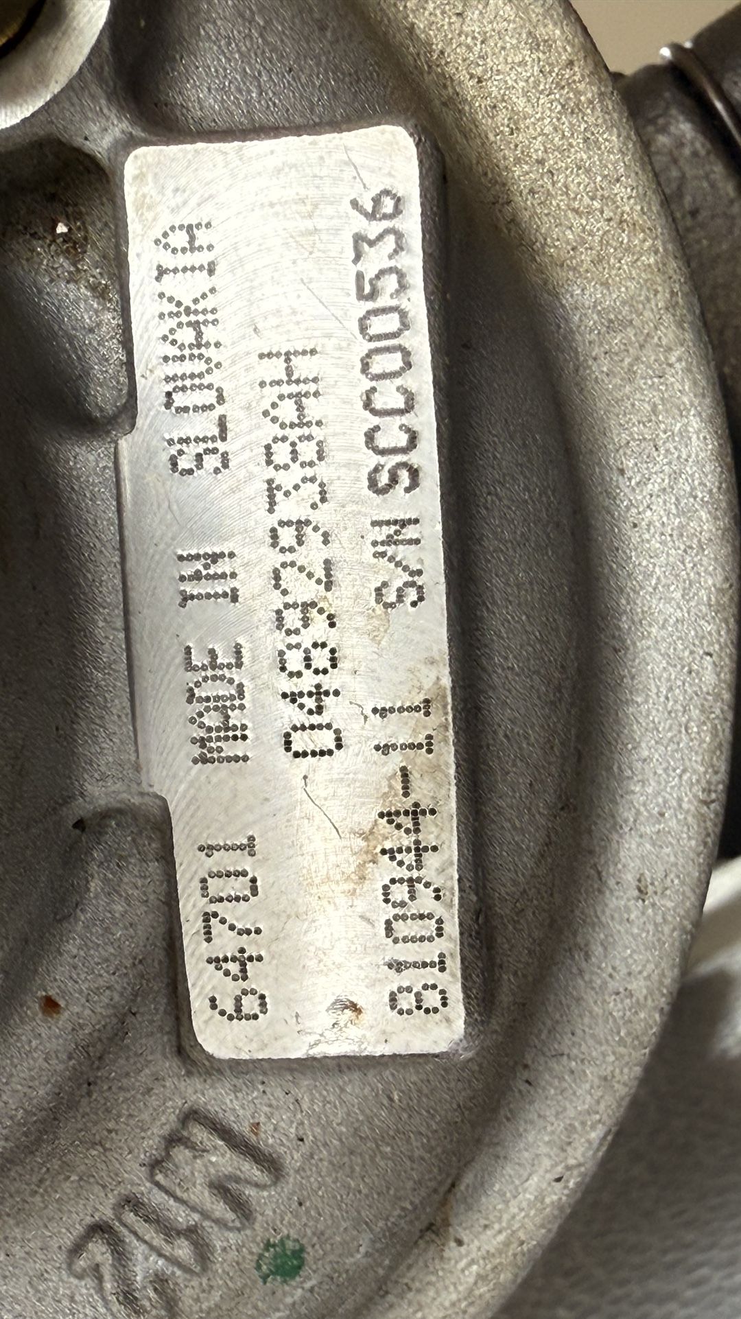 Dodg Dart 1.4 Turbo MultiAir Cylinder head