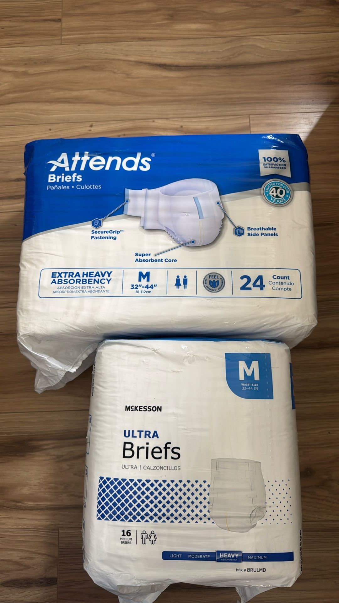 Adult Briefs Medium Attends And McKesson