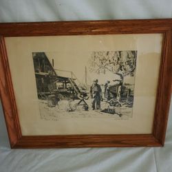 Rare "Point Magu" By Actor/artist Lionel Barrymore